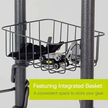 Bicycle Floor Storage Rack - Durable and Space-Saving