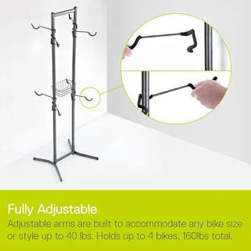 Bicycle Floor Storage Rack - Durable and Space-Saving