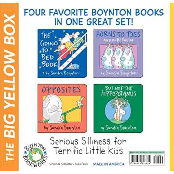 Boynton's Greatest Hits The Big Yellow Box (Boxed Set): The Going to Bed Book; Horns to Toes; Opposi...