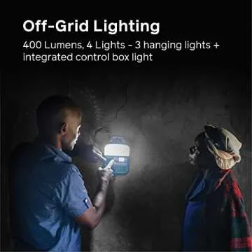 BioLite SolarHome 620 Portable Off-Grid Solar Lighting System, 620+ (no mp3 Player)