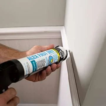 DAP Fast Dry Caulk with Silicone for Indoor/Outdoor Use