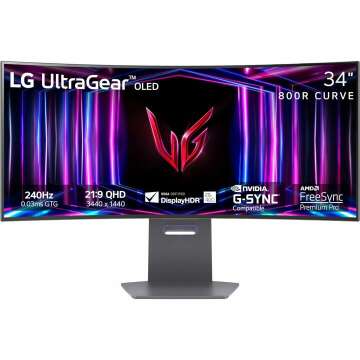 LG 34GS95QE 34" OLED Curved Gaming Monitor