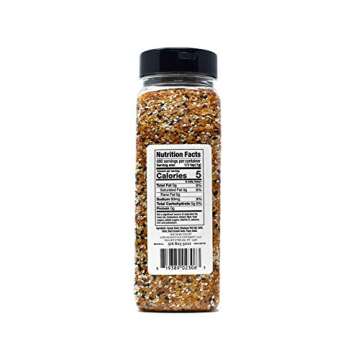 Everything Bagel Seasoning Premium Spice Blend With PINK Himalayan Salt Sesame Seeds Onion Garlic And Poppy Seed Bulk Shaker Gluten Free Keto And Paleo 12 Oz