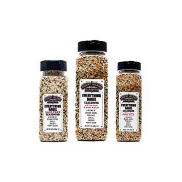 Everything Bagel Seasoning Premium Spice Blend With PINK Himalayan Salt Sesame Seeds Onion Garlic And Poppy Seed Bulk Shaker Gluten Free Keto And Paleo 12 Oz