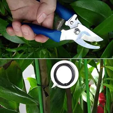 BNCHI Gardening Tools Set,10 Pieces Stainless Steel Garden Tool kit, Gardening Gifts for Women,Men,Gardener