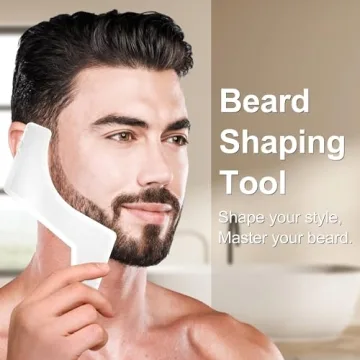 Beard Grooming Kit with Straight Razor & Shaping Tools