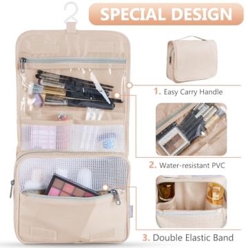 8 Packing Cubes Set with Toiletry Bag for Travel