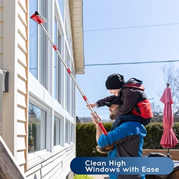 DSV Standard Window Squeegee with 55" Extension Pole