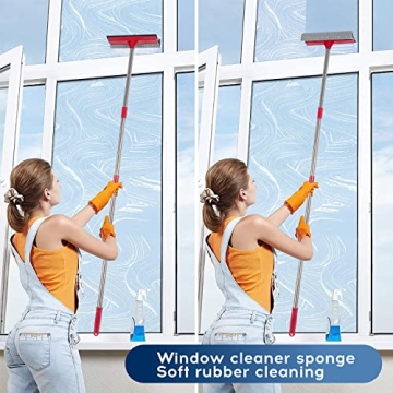 DSV Standard Window Squeegee with 55" Extension Pole