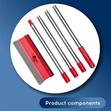 DSV Standard Window Squeegee with 55" Extension Pole