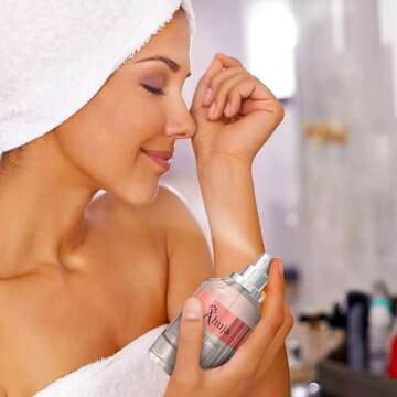 AHUJA Pour Femme Eau De Parfum 3.4oz for Women Long Lasting Fragrance with Notes of Iris, Earthy Patchouli, Warm Vanilla-Best Alternative to La Vie Est Belle.