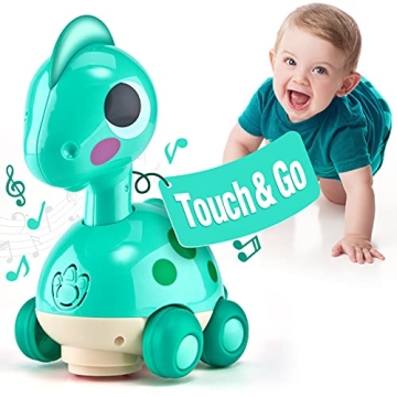 CubicFun Dino Crawl Play Toy for Babies 6-12 Months