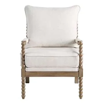 Fletcher Spindle Accent Chair - Rustic Elegance & Comfort