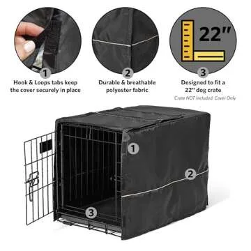 MidWest Homes for Pets Dog Crate Cover for Comfort and Privacy