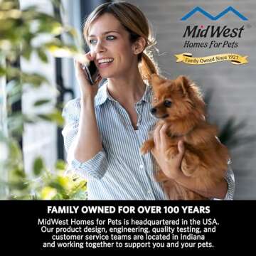 MidWest Homes for Pets Dog Crate Cover for Comfort and Privacy