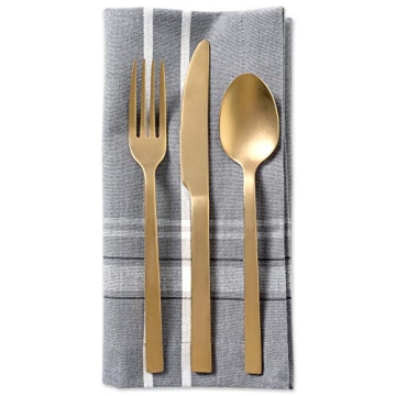 DII French Stripe Napkin Set for Stylish Dining