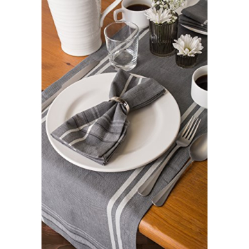 DII French Stripe Napkin Set for Stylish Dining
