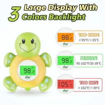 Baby Bath Thermometer – Digital Water Temperature Tool with Color Alerts
