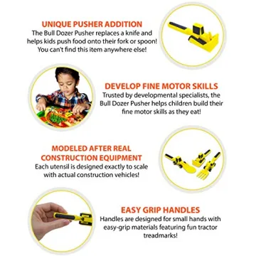 Fun & Durable Toddler Construction Utensils Made in USA