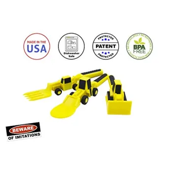 Fun & Durable Toddler Construction Utensils Made in USA