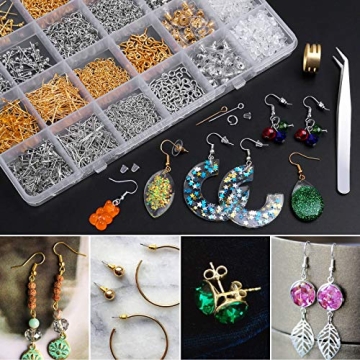 Earring Making Supplies Kit 2900pcs for Jewelry Making