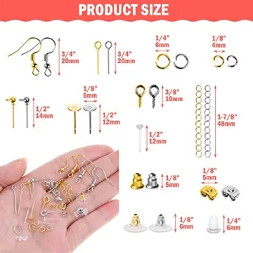 Earring Making Supplies Kit 2900pcs for Jewelry Making