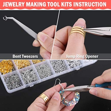 Earring Making Supplies Kit 2900pcs for Jewelry Making