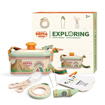 Bug Catcher for Kids Explorer Bug Catching Kit with Insect Critter Catcher, Magnifying Glass, Tweeze...