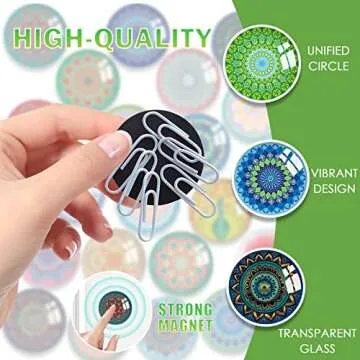Stylish MORCART 30Pcs Fridge Magnets for Home & Office