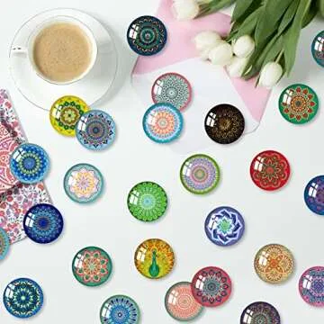 Stylish MORCART 30Pcs Fridge Magnets for Home & Office