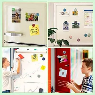 Stylish MORCART 30Pcs Fridge Magnets for Home & Office
