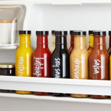 158 White Script Kitchen Pantry Labels for Easy Organization