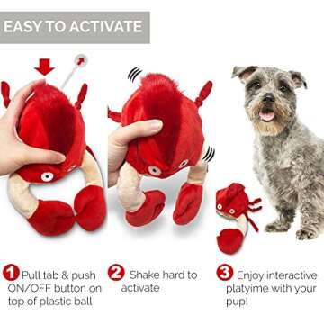 Hyper Pet Doggie Pal Interactive Plush Dog Toy for Dogs