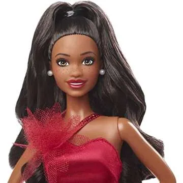 Barbie Signature 2022 Holiday Doll – Festive Poinsettia Design