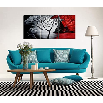 Stunning Wieco Art Cloud Tree Canvas Print for Home Decor