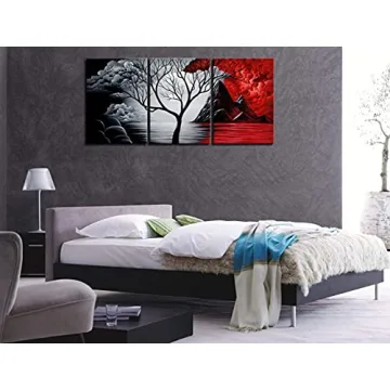 Stunning Wieco Art Cloud Tree Canvas Print for Home Decor