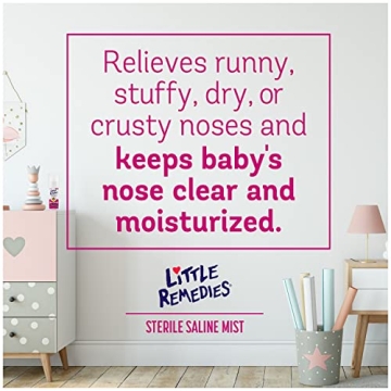 Little Remedies Saline Nasal Mist Safe for Newborns