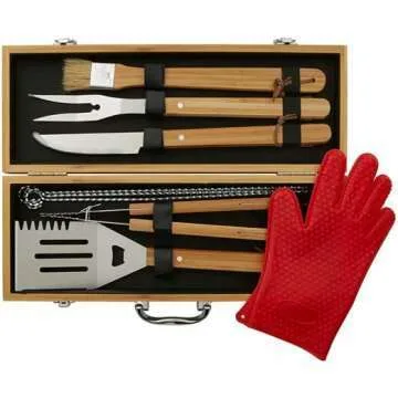 Personalized BBQ Grill Set – Gift for Men & Dads