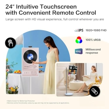 ApoloSign 24-Inch Portable Touch Screen Android 13 Smart Monitor