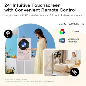 ApoloSign 24-Inch Portable Touch Screen Android 13 Smart Monitor