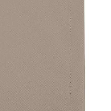 Chyhomenyc Satin Room Divider Curtain for Bedroom, 100% Blackout Curtain for Living Room, Glossy Fabric Thermal Insulated Privacy Blackout Sliding Door Divider Curtain, 1 Panel, 104 W x 84 L, Taupe