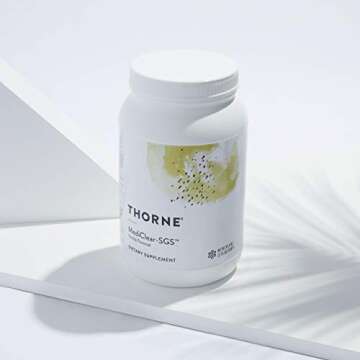 THORNE MediClear-SGS - Foundational Support, Eliminate Environmental and Dietary Toxins - Rice and Pea Protein-Based Drink Powder with a Complete Multivitamin-Mineral Profile - Vanilla - 34.4 Oz