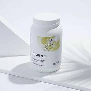 THORNE MediClear-SGS - Foundational Support, Eliminate Environmental and Dietary Toxins - Rice and Pea Protein-Based Drink Powder with a Complete Multivitamin-Mineral Profile - Vanilla - 34.4 Oz