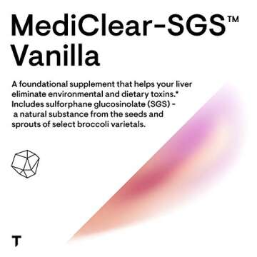 THORNE MediClear-SGS - Foundational Support, Eliminate Environmental and Dietary Toxins - Rice and Pea Protein-Based Drink Powder with a Complete Multivitamin-Mineral Profile - Vanilla - 34.4 Oz