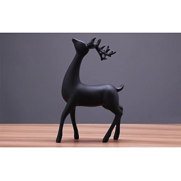 Luganiso Reindeer Figurines Set for Cozy Home Decor