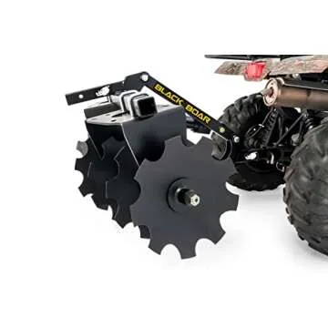 Black Boar Camco ATV/UTV Disc Harrow for Tough Ground Breaking