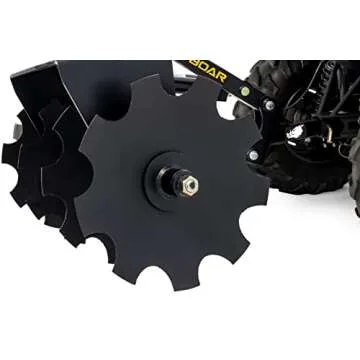 Black Boar ATV Disc Harrow - Tough Soil Breaker Implement