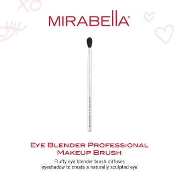 Mirabella Blending Eyeshadow Brush, Premium Professional Makeup Brush Collection, Cruelty-Free Synth...
