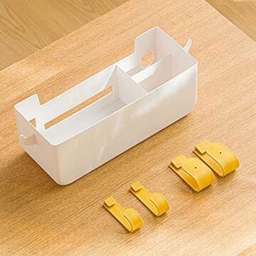 Poeland Hanging Storage Basket for Bedside Organization