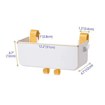 Poeland Hanging Storage Basket for Bedside Organization